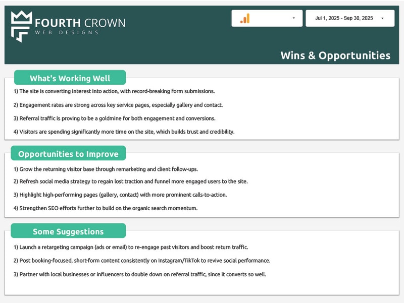 Google Analytics report 6
